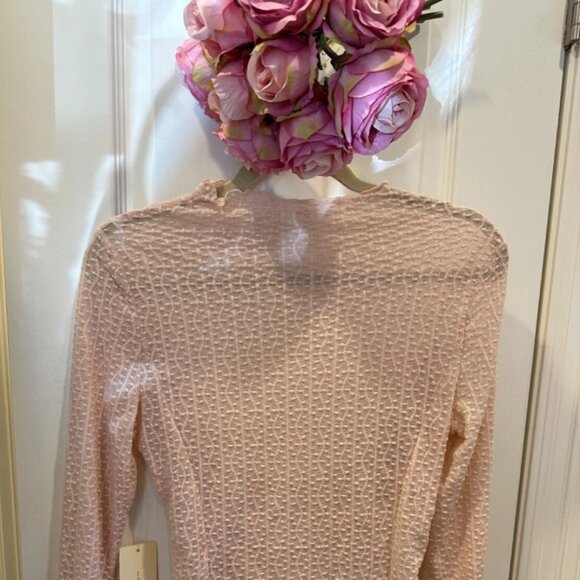 Peach Clothing XL Sheer Fitted Juniors Top - Picture 5 of 8